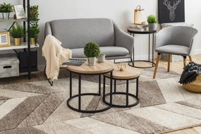 Koberec FEEL 5673/15055 HERRINGBONE béžový / hnedý / krémový
