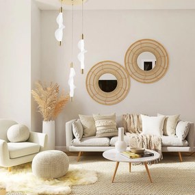 Toolight Toolight, LED stropné svietidlo 27W, 4000K, G009-3CPR, biela-zlatá lesklá, OSW-06316