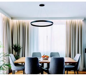 Azzardo AZ5050 - LED Stmievateľný luster na lanku MARCO LED/80W/230V čierna + DO