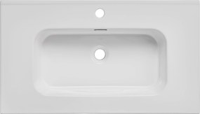 Comad Nábytkové keramické umývadlo GO 80/DP-8095, 81x46 cm, biela lesklá
