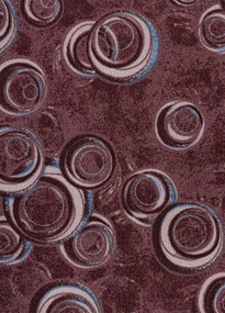 Koberce Breno Metrážny koberec DROPS 84, šíře role 400 cm, červená, viacfarebná