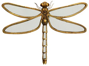 Dragonfly zrkadlo zlaté 45CM