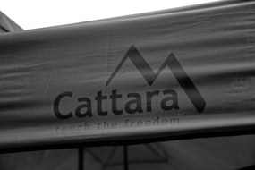 CATTARA Párty stan s nožnicovým konštrukciou 3x6 m, sivý, WATERPROOF