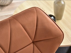 Kreslo Velma S (medená + čierna). Akcia -19%. Vlastná spoľahlivá doprava až k Vám domov. 1110475