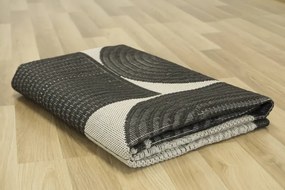 Koberec šnúrkový  Lejda 112512/591 antracitový / béžový