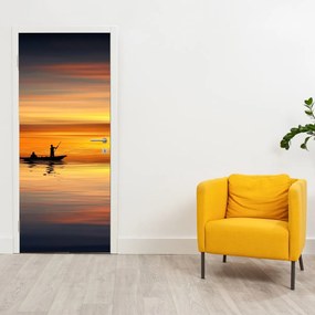 Fototapeta na dvere - Plavba na loďke (95x205cm)