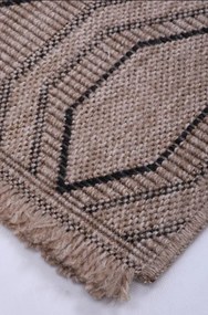 Koberec INDIANA 11666C hnedý / čierny