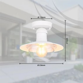 Globo 3274DW - Stropné svietidlo LINDA 1xE27/15W/230V