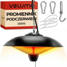 Žiarič 2500 W Závesný hliníkový ohrievač na terasu Balkón
