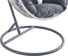 Závěsné houpací křeslo Houseland Mira L šedé