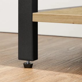 Policový regál béžový / čierny LLS101B88