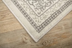 Koberec Allora Plus F345A ornament, strieborný / sivý