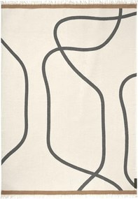 Krémová deka 130x175 cm Shadow – Mette Ditmer Denmark