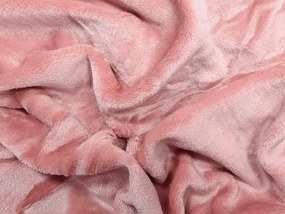 XPOSE® Detská mikroplyšová plachta Exclusive - staroružová 60x120 cm