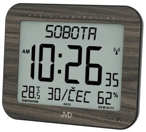 Digitálne hodiny rádiom riadené JVD DH9363.2, 22cm