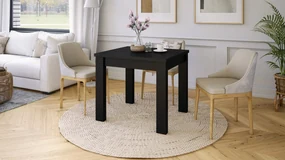 FONTE Čierny Mat - KLASICKÝ STÔL DO KUCHYNE/OBÝVACEJ IZBY 110x75 ROZKLADANÝ DO 155 cm!
