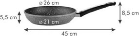 TESCOMA panvica i-PREMIUM Stone ø 26 cm , pr. 26 cm