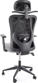 SI Otočná stolička Q-080M čierna