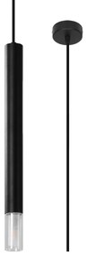 Sollux Lighting Závesné svietidlo WEZYR 1 čierne