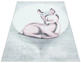 Ayyildiz Detský kusový koberec BAMBI 0850, Ružová Rozmer koberca: 80 x 150 cm
