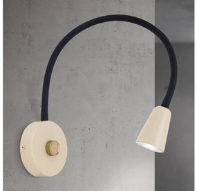 Orion - Stmievateľná flexibilná nástenná lampička DOTTY 1xGU10/10W/230V béžová/čierna