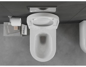 Mexen SOFIA závesná wc misa so sedátkom s pomalým zatváraním, 56 x 37 cm, biela, 30798000