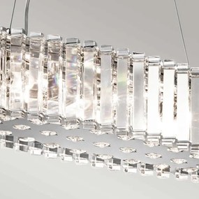 Kichler KL-CRYSTAL-SKYE-ISLE-LED Kúpeľňový luster CRYSTAL SKYE 8xG9/3W/230V IP44