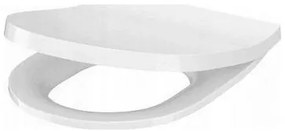 Cersanit Inverto závesná wc misa StreamOn 52 x 35,5 cm + pomaly-padajúce sedátko, Biela, S701-432