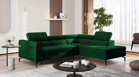 Pohodlná rohová sedačka s funkciou spania Balsta, opierky hlavy