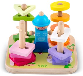 Drevená triediaca hračka - puzzle RK-866 Ricokids