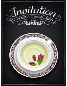 Ceduľa Vintage - Invitation