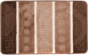 Kúpeľňový koberček MULTI A5016 CAMEL MULTI grécky - hnedý