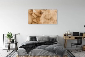 Obraz plexi Solid mozaika drevo 125x50 cm