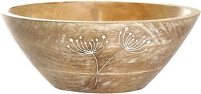 Drevená servírovacia miska z mangového dreva Tours Bowl - Ø 25*9 cm