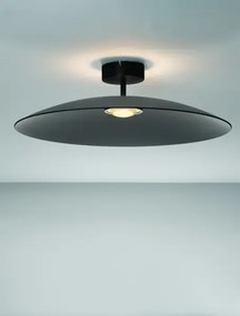 LED čierno-dymové moderné stropné svietidlo Polifemo 60