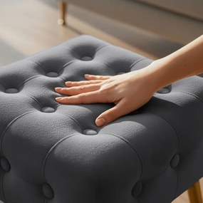 Taburetka QUADRA sivá