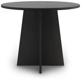Kulatý jídelní stůl Merla 100 cm černý