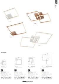Redo 01-1638 - LED stmievateľné stropné svietidlo KLEE LED/30W/230V 45x45 cm biela