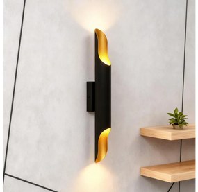 Brilagi - Nástenné svietidlo KALMAR 2xE27/40W/230V čierna/bronzová