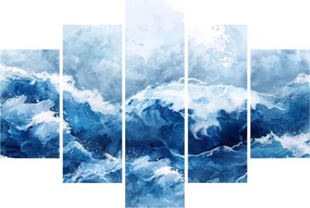 Obraz - Ilustrácia mora (150x105 cm)