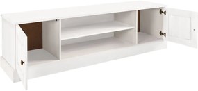 Biely TV stolík z borovicového dreva 45x40 cm Mille – Støraa