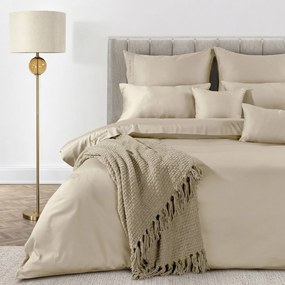 MAKOSATÉNOVÉ OBLIEČKY EVA MINGE ELEGANT1D 140X200 CM, 1 KS 70X80 CM BÉŽOVÉ