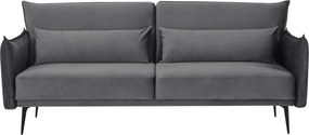 XXXLutz ROZKLADACIA POHOVKA, kov, textil, tmavosivá Stylife - Sedačky - 002781011901