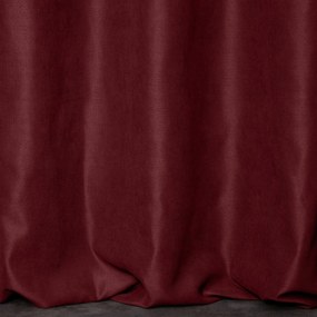 ZÁVES NA KRÚŽKOCH ADA 140X250 CM BORDOVÁ