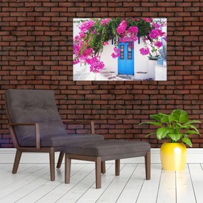 Obraz - Tradičný grécky dom (90x60 cm)