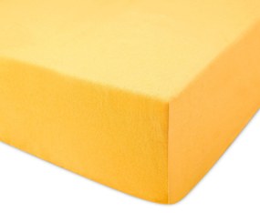 DETSKÉ JERSEY PRESTIERADLO 004 80X160 CM ŽLTÉ
