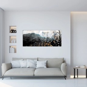 Obraz - Ilustrácie divokých kvetov (120x50 cm)