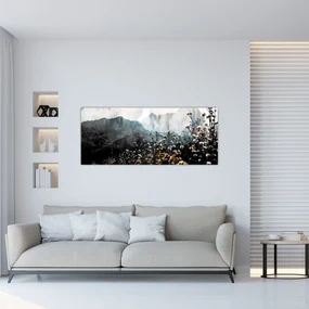 Obraz - Ilustrácie divokých kvetov (120x50 cm)