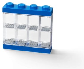 Modrá zberateľská skrinka na 8 minifigúrok LEGO®