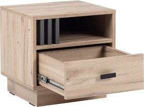 Nočný stolík Almo, dub estana/antracit